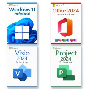 Windows 11 Pro-Office-Visio-Project 2024